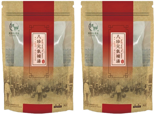 麗紳和春堂 八珍元氣補湯, 40g, 2個