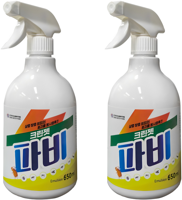 파비 가정용 다목적 살충제 650ml, 1개입, 2개