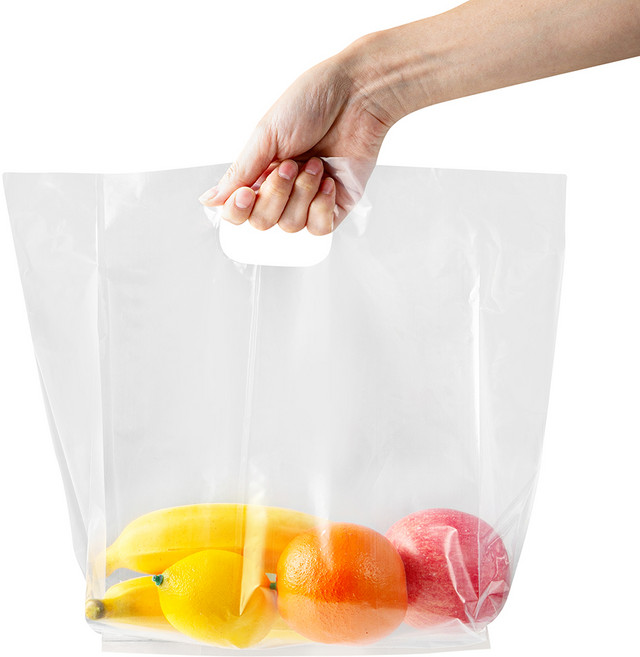 코멧 투명한 무지 비닐 PE 쇼핑백, 1개, 100개입