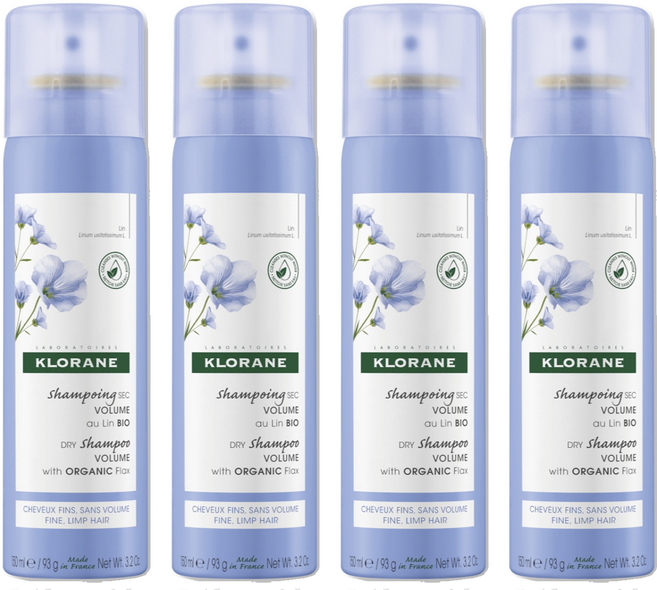 클로란 볼륨 드라이샴푸 플렉스향, 150ml, 4개