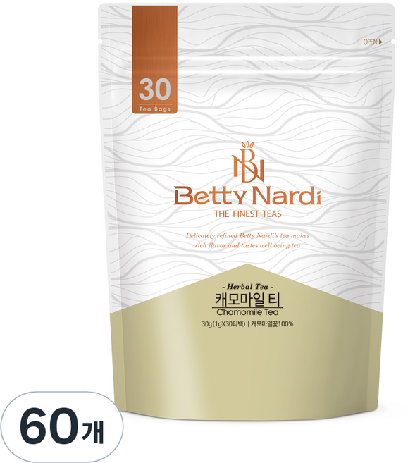 베티나르디 캐모마일 티, 1g, 30개입, 2개