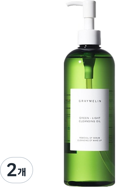 그레이멜린 그린라이트 클렌징 오일, 400ml, 2개