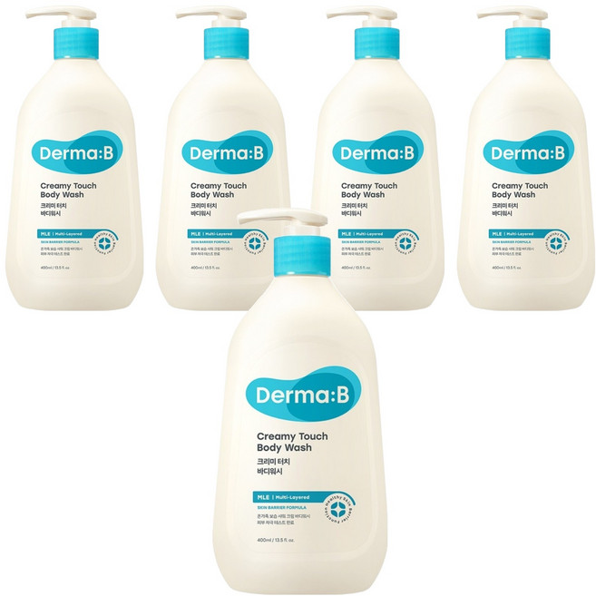 더마비 크리미 터치 바디워시, 400ml, 5개