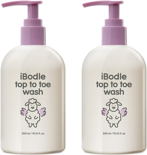 아이보들 탑투토 올인원 워시, 300ml, 2개