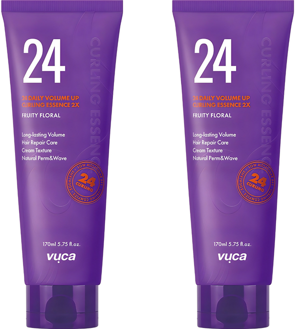 뷰카 24 데일리 볼륨 업 컬링 에센스 2X, 170ml, 2개