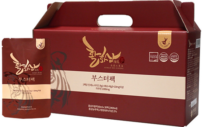 양지홍삼 활화삼 부스터팩, 30회분, 1개