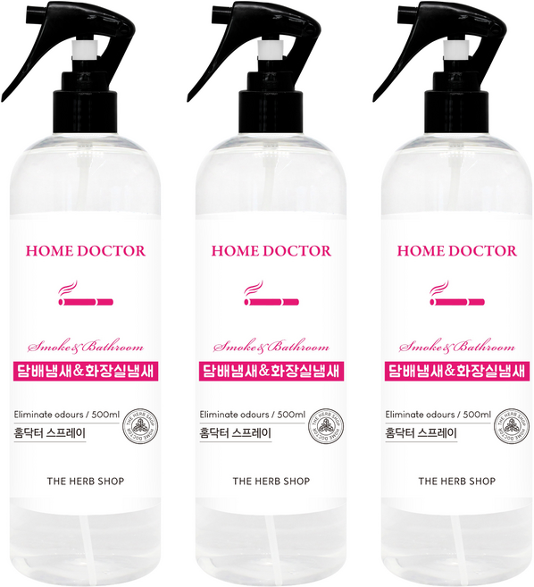 홈닥터 룸 스프레이 탈취제, 500ml, 3개