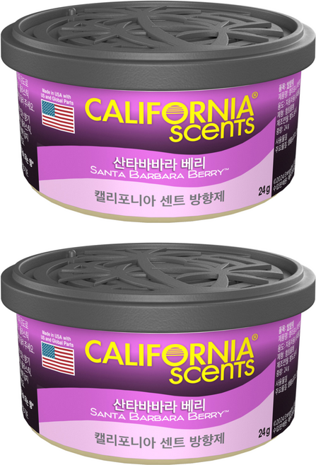 캘리포니아센트 방향제, 2개, 산타바바라 베리
