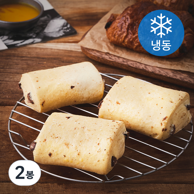 버터 팡 쇼콜라 델리프랑스 헤리티지 (냉동), 75g, 3개입, 2개