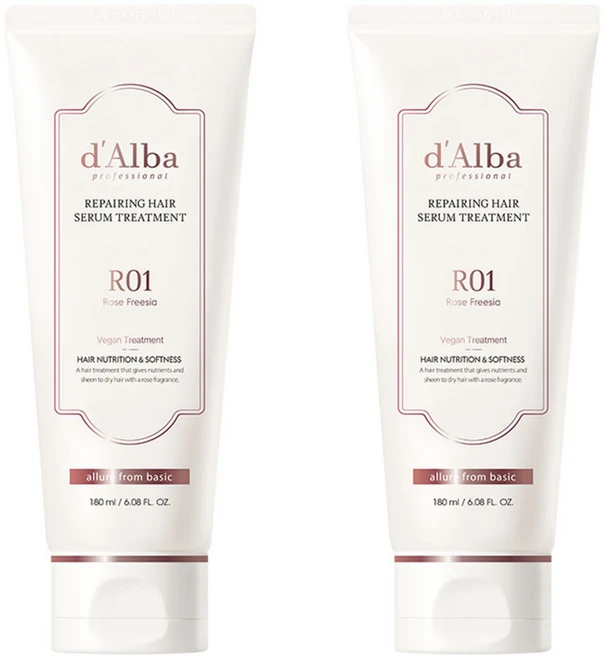 달바 프로페셔널 리페어링 헤어 세럼 트리트먼트, 2개, 180ml - 쿠팡