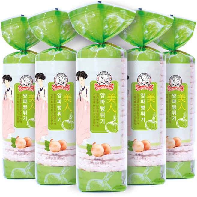 스위트맨 미인 양파 뻥튀기, 150g, 5개