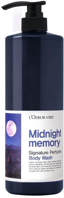 로더베르 시그니처 퍼퓸 바디워시 미드나잇메모리, 1kg, 1개
