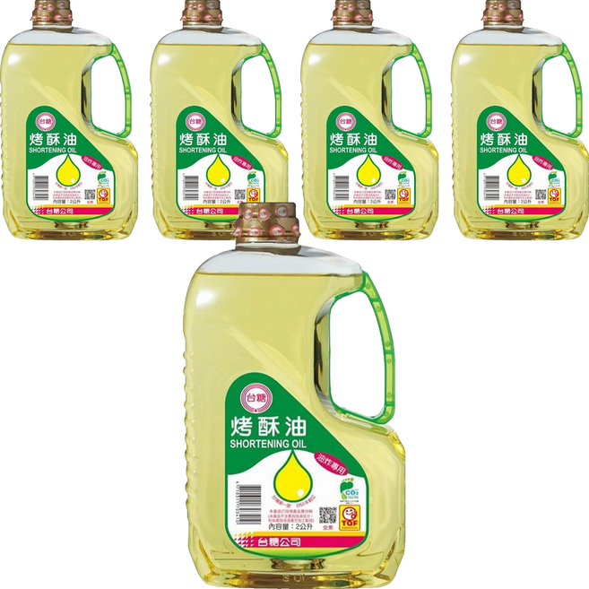 台糖 烤酥油, 2L, 5瓶