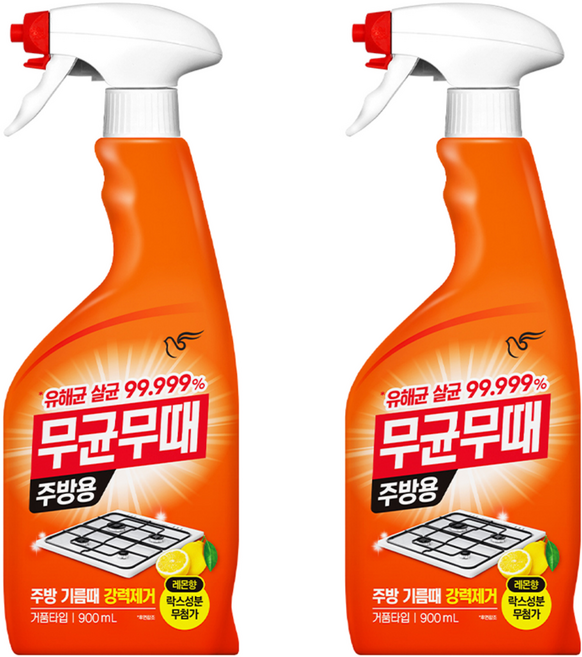 무균무때 주방용 세정제, 900ml, 2개
