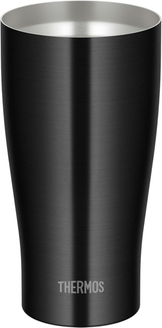 THERMOS 膳魔師 不鏽鋼真空冰沁杯 JDY-600C BK, 黑色, 600ml, 1個