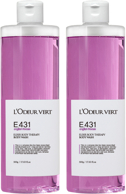 로더베르 엘릭서 테라피 바디워시, 2개, 500g