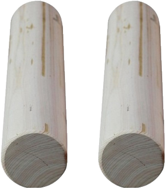 제이준 편백나무 마사지봉 4호 50 x 7 cm, 2개, 혼합색상