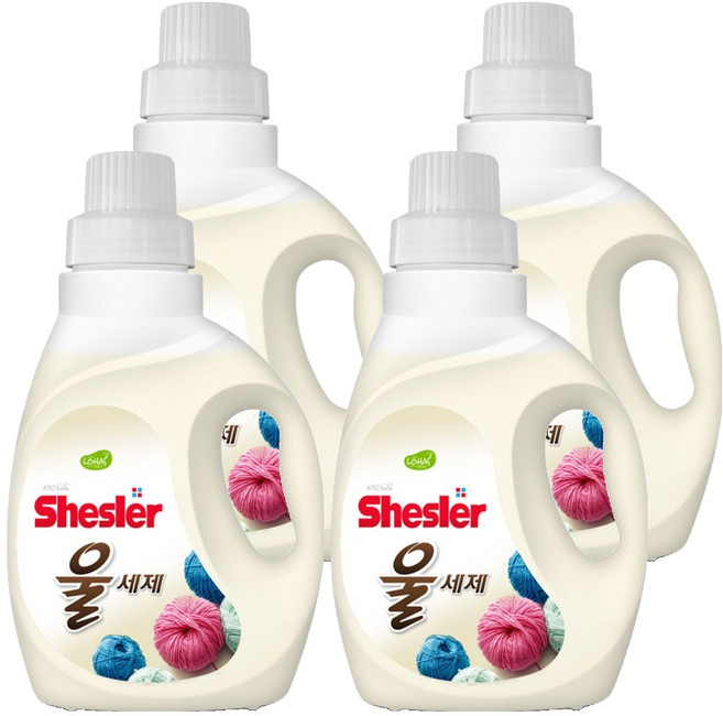 쉬슬러 울세제 본품, 650ml, 4개