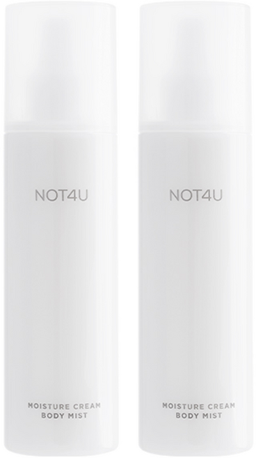 낫포유 모이스처 크림 바디 미스트, 200ml, 2개