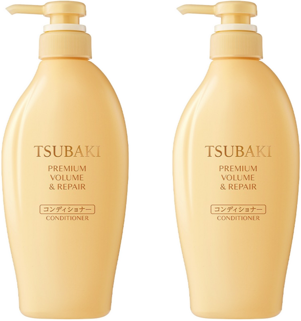 츠바키 프리미엄 볼륨 & 리페어 컨디셔너, 450ml, 2개