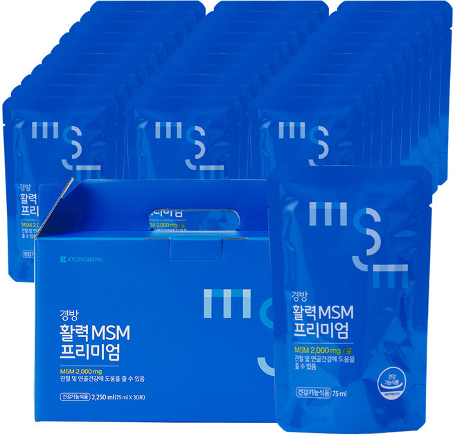 경방 활력 MSM 프리미엄 75ml x 30p, 2.25L, 1개