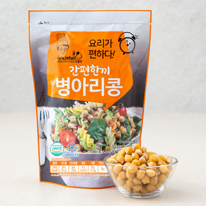 엉클탁 간편한끼 병아리콩, 500g, 1개