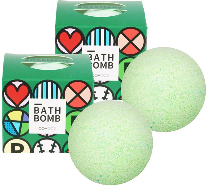 코아코스 버블 배쓰밤 시에스타, 140g, 2개