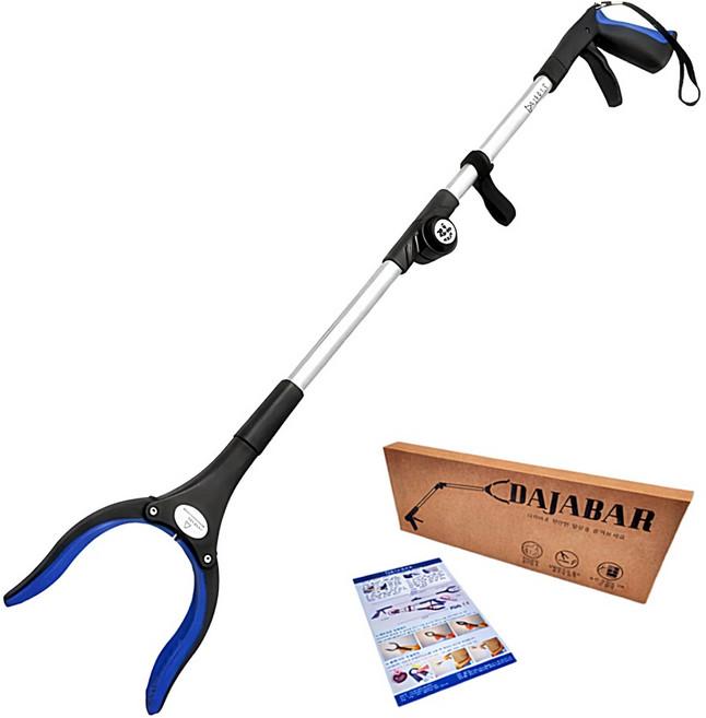DAJABAR 접이식 만능집게 다자바, 블루, 1개