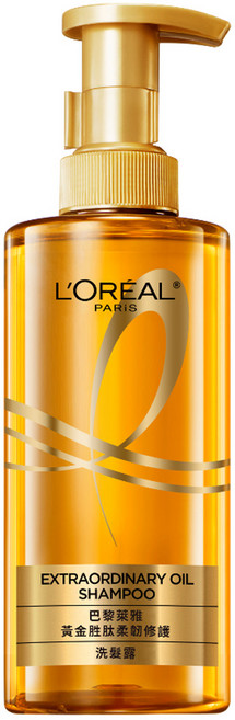 L'OREAL PARiS 巴黎萊雅 黃金胜肽柔韌修護洗髮露 滋養 逆轉乾枯受損髮質 72小時持久留香 48小時頭皮淨爽, 440ml, 1瓶