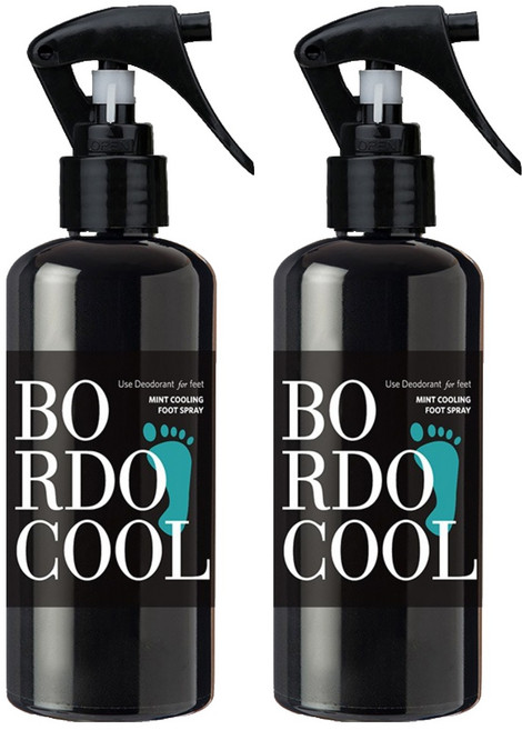 Bordo 薄荷涼感足部噴霧, 1入, 2個, 150g