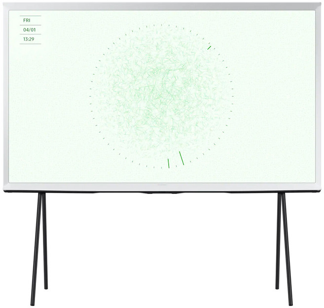 삼성전자 4K UHD QLED The Serif TV 화이트, 138cm(55인치), KQ55LSD01AFXKR, 스탠드형, 방문설치