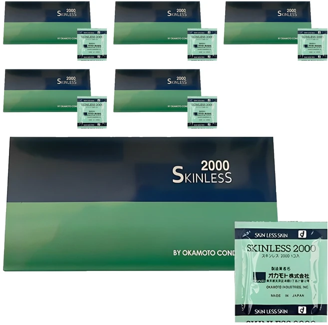 오카모토 스킨레스 2000 일반형 콘돔, 10개입, 6개 - 쿠팡
