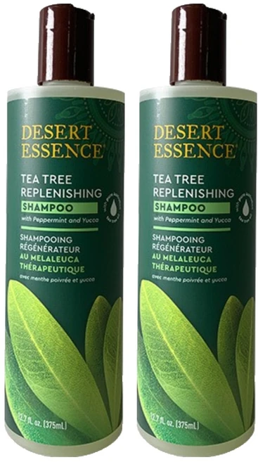 데저트에센스 티트리 리플레니싱 샴푸 테라퓨틱, 375ml, 2개 - 쿠팡
