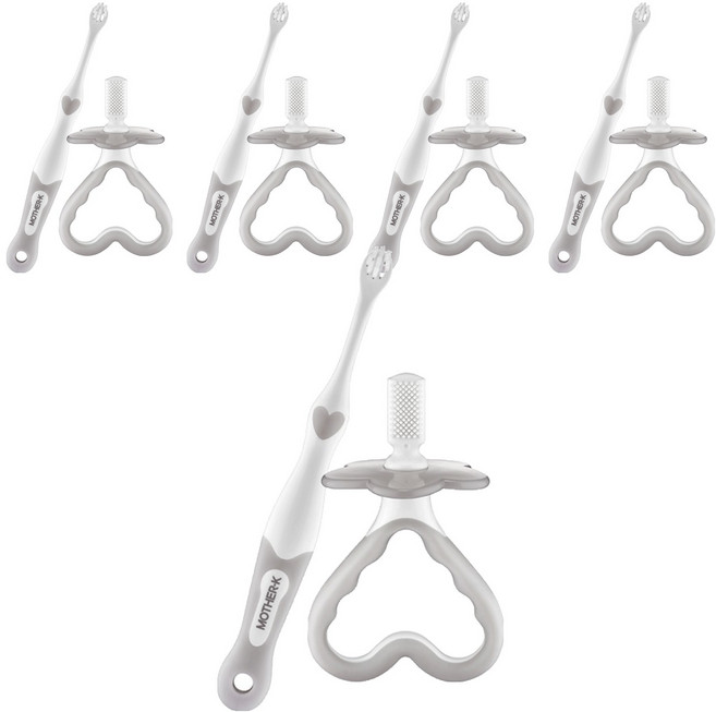 마더케이 아기 칫솔 2종 세트, 혼합색상, 2개입, 5세트