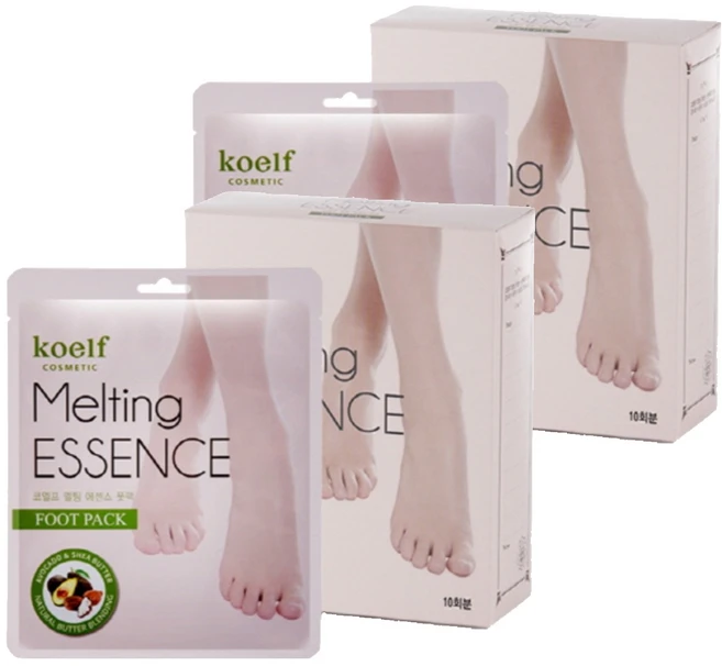 코엘프 멜팅 에센스 풋 팩, 10개입, 2개 - 쿠팡