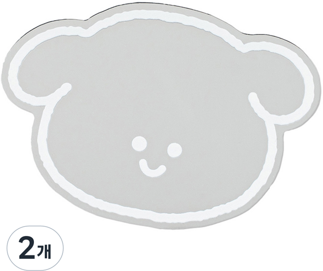 구스페리 동물 미러 톡, 12 하양댕댕이, 2개