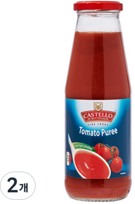 Castello 토마토 퓨레, 690g, 2개