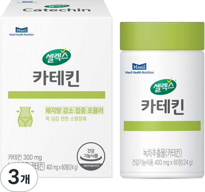 Selex 兒茶素 24g, 3個, 60錠