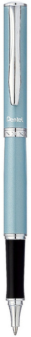 Pentel 飛龍文具 k611s-at 高級金屬鋼珠筆-藍軸(附高級筆盒), 藍軸, 1入