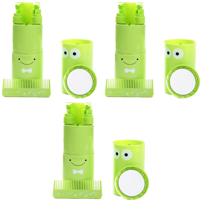 알럽홈 여행 워시 5p 풀세트 그린, 3세트