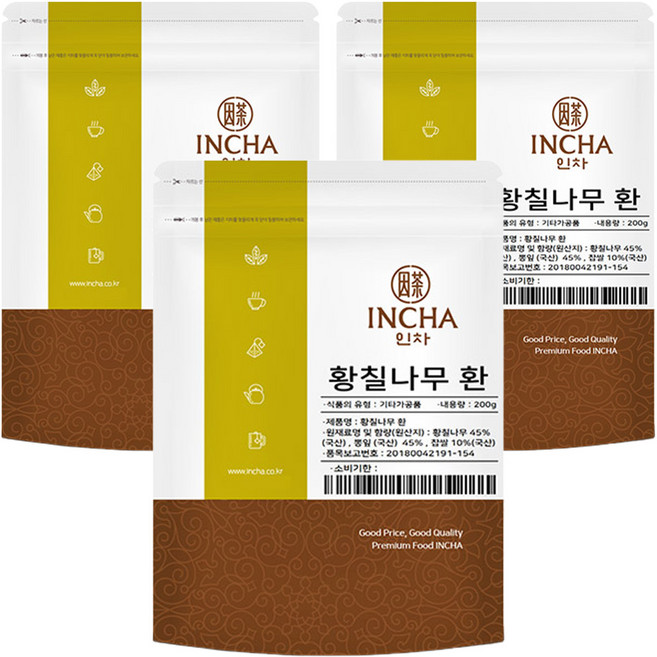인차 황칠나무환, 200g, 3개