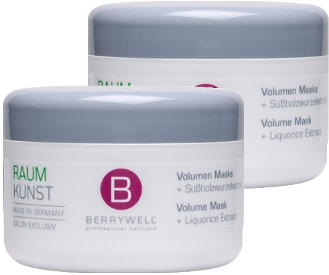 BERRYWELL 볼륨 헤어 마스크, 200ml, 2개