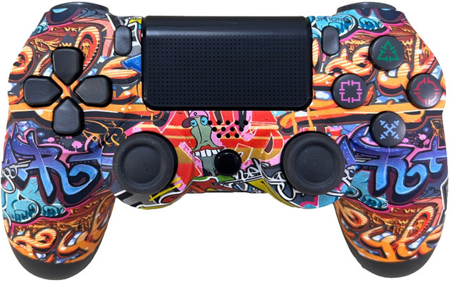 副廠 PS4手把 塗鴉, 1個, S03-P4-28