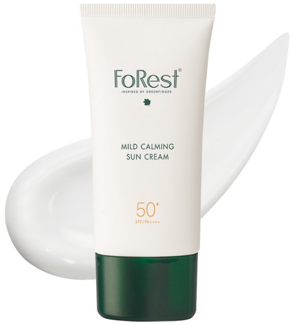 그린핑거포레스트 마일드 카밍 선크림 SPF50+ PA++++, 80ml, 1개