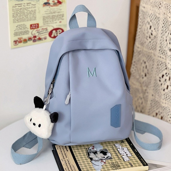 엘쏘 여성용 학생 M 포인트 데일리 백팩 키링 세트