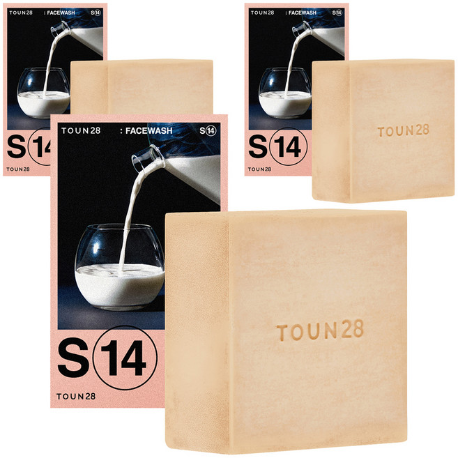 톤28 세안바 S14, 100g, 3개
