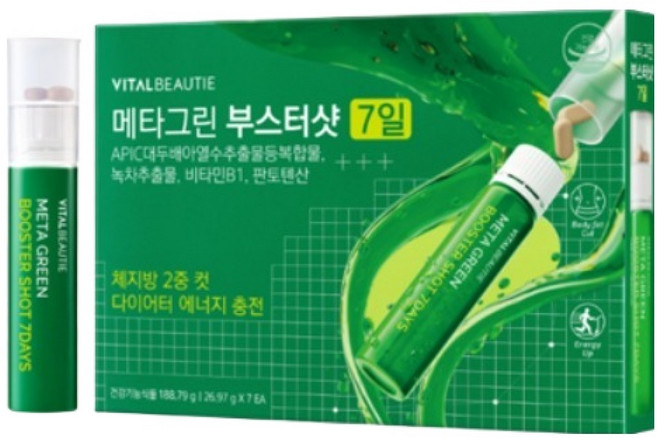 바이탈뷰티 NEW 메타그린 부스터샷, 7회분, 1개