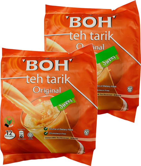 BOH 寶樂牌 南洋拉茶風味香滑奶茶 三合一, 27g, 12包, 2袋