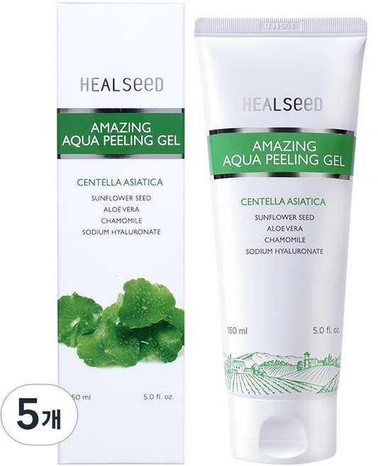 힐시드 어메이징 아쿠아 필링젤, 150ml, 5개