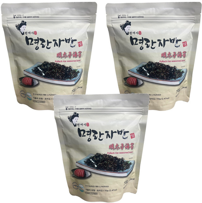 河東 權女士 明太子醬, 70g, 3個